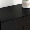 vidaXL Wall-mounted Cabinet 2 pcs Black Oak 69.5 x 34 x 90 cm