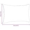vidaXL Sofa Pillows 2 pcs Light Grey 50 x 30 cm Fabric