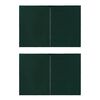 vidaXL Party Tent Doors 2 pcs with Zipper Green