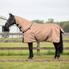 vidaXL Horse Blanket Cappuccino 115 cm Polyester