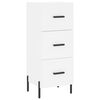 vidaXL Highboard White 34.5x34x180 cm Engineered Wood
