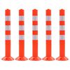 vidaXL Traffic Control Bollards 5 pcs Plastic 75 cm