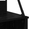 vidaXL Clothes Rack Black Oak 100 x 41 x 184 cm Engineered Wood