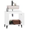 vidaXL Sink Cabinet White 58x33x60 cm Engineered Wood