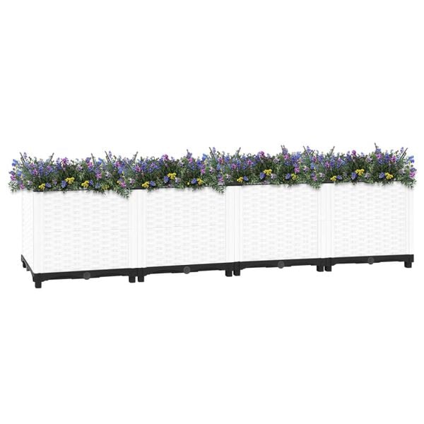 vidaXL Raised Bed 160x40x38 cm Polypropylene