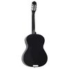 vidaXL Classical Guitar for Beginner Black 4/4 39" Basswood