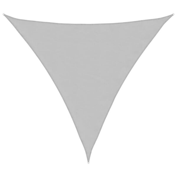 vidaXL Sun Shade Sail Light Grey 4.5x4.5x4.5 m 100% Polyester Oxford