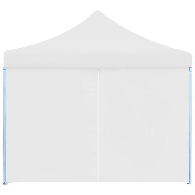 vidaXL Folding Pop-up Party Tent with 8 Sidewalls 3x9 m White