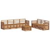 vidaXL Sofa Sets 8 pcs Natural Solid Acacia Wood