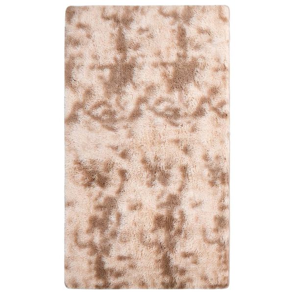 vidaXL Shaggy Rug Cream 300x200 cm