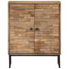vidaXL Sideboard Set 2 Pieces Reclaimed Teak Wood