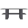 vidaXL Coffee Table Grey 110x55x42 cm Engineered Wood