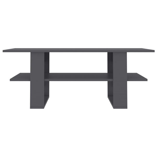 vidaXL Coffee Table Grey 110x55x42 cm Engineered Wood