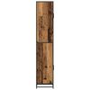 vidaXL Bathroom Furniture Set with Shelf Old Wood 35 x 37.5 x 188.5 cm