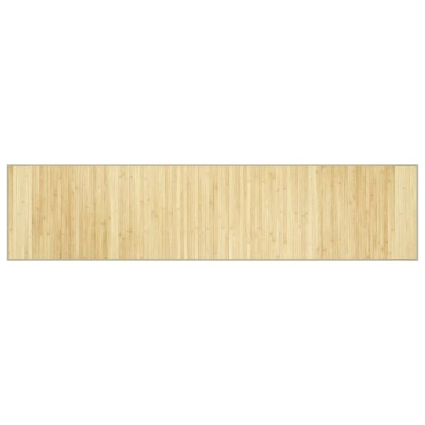 vidaXL Rug Rectangular Light Natural70x300 cm Bamboo