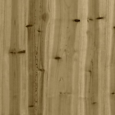vidaXL Sun Lounger 199.5x62x55 cm Impregnated Wood Pine