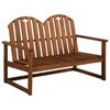 vidaXL Garden Bench | Brown | Acacia wood | 110 cm | Durable | Garden Bench