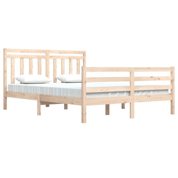vidaXL Bed Frame without Mattress 160x200 cm Solid Wood