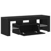 vidaXL TV Cabinet Black Oak 120 x 35 x 40 cm Engineered Wood