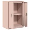 vidaXL Storage Cabinet Pink 60 x 40 x 90 cm Steel