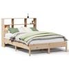 vidaXL Bookcase Bed without Mattress 140x190 cm Solid Wood Pine