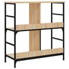 vidaXL Bookshelf Sonoma Oak 78.5x33x82 cm Engineered Wood