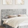 vidaXL Headboard Concrete Grey 200 cm Engineered wood