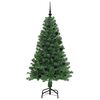 vidaXL Artificial Christmas Tree with 150 LEDs with Stand Green 150 cm