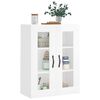 vidaXL Wall Mounted Cabinet High Gloss White 69.5x34x90 cm Engineered Wood