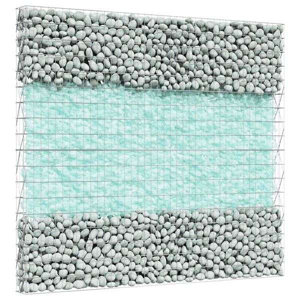 vidaXL Garden Stones Turquoise 12 cm Glass