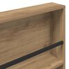 vidaXL Magazine Rack Artisan Oak 60 x 12 x 70 cm Engineered Wood