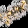 vidaXL Christmas Garland with LED Lights Green 10 m PVC