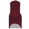 vidaXL Chair Cover Stretch Burgundy 12 pcs