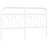 vidaXL Metal Replace Headboard White 150 cm
