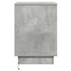 vidaXL Bedside Cabinet Concrete Grey 39 x 34.5 x 50 cm Engineered wood
