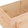 vidaXL Garden Raised Bed 101x50x57 cm Solid Wood Pine