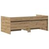 vidaXL Daybed with Headboard Artisan Oak 100 x 200 cm Engineered Wood