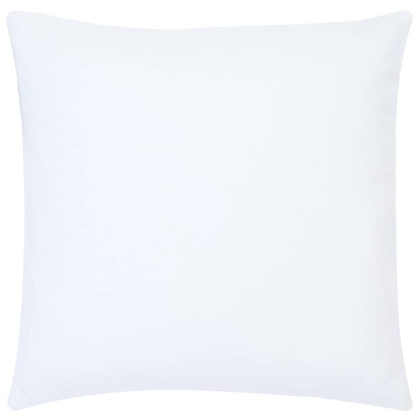 vidaXL Cushions 2 pcs Foil Print White and Gold 40x40 cm Cotton