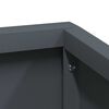 vidaXL Garden Planter Anthracite 100 x 100 x 50 cm Cold-rolled Steel