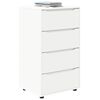 vidaXL Storage Cabinets 2 pcs White 60 x 48 x 105 cm Engineered Wood