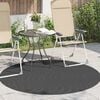 vidaXL Area Rugs Round Anthracite &Oslash; 120 CM