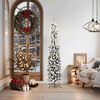 vidaXL Artificial Christmas Tree with 300 LEDs with Stand Green 180 cm