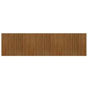 vidaXL Rug Rectangular Brown80x300 cm Bamboo