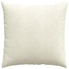 vidaXL Sofa Pillows 2 pcs Cream 60 x 60 cm Corduroy Fabric