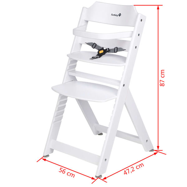 Safety 1st High Chair Timba Basic White Wood 27984310
