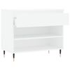 vidaXL Shoe Cabinet White 70x36x60 cm Engineered Wood