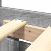 vidaXL Bed Frame with Headboard without Mattress Grey Sonoma 180x200 cm Super King