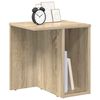 vidaXL End Table Sonoma Oak 37 x 32 x 40 cm Engineered Wood