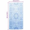 vidaXL Outdoor Carpet ARAKIL Baby Blue 120x180 cm PP