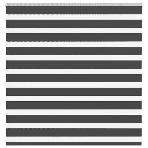 vidaXL Zebra Blind Black 150x100 cm Fabric Width 145.9 cm Polyester